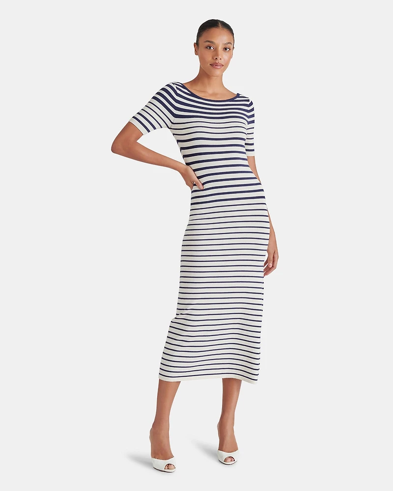 SELAH DRESS IVORY MULTI