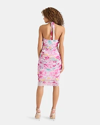 LEA DRESS PINK MULTI