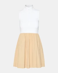 LYON DRESS TAUPE MULTI