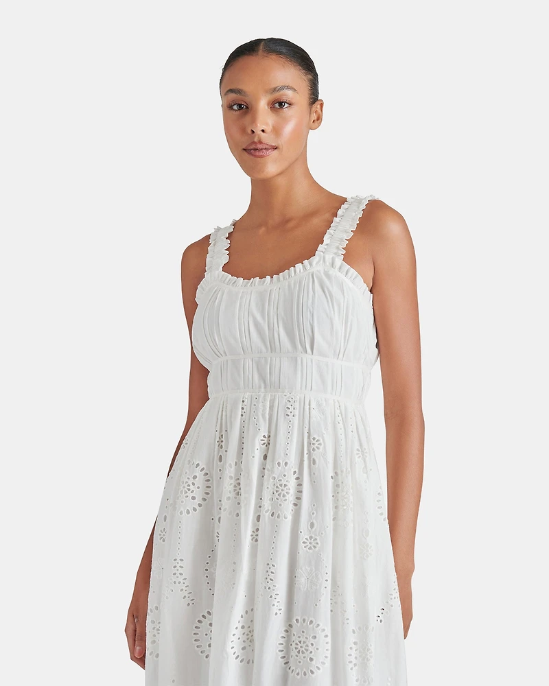 HARMONY DRESS MAXI WHITE