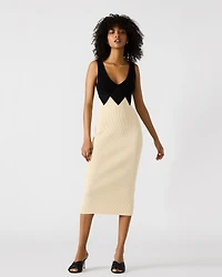 PRUNELLA DRESS BLACK MULTI