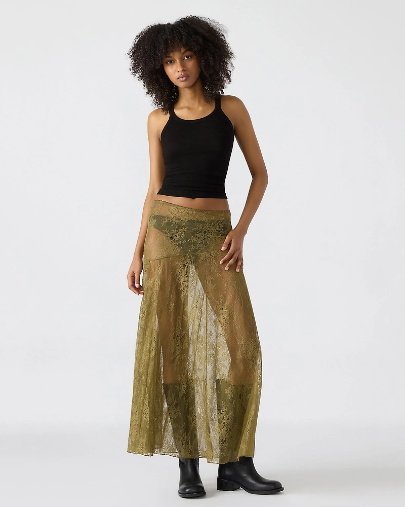 VEERA SKIRT OLIVE