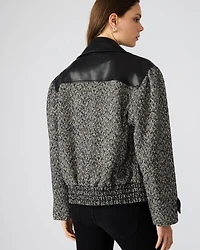 MERCEDES COAT BLACK MULTI