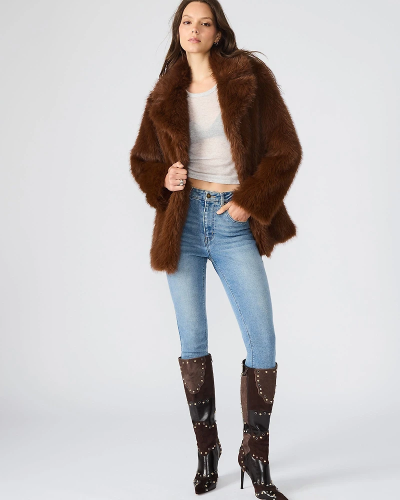 KINDRA COAT BROWN