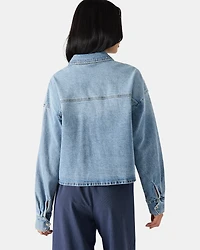 RAFI TOP LIGHT BLUE DENIM