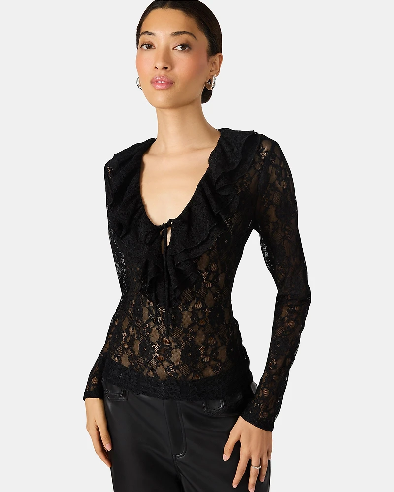 ELVIE TOP BLACK