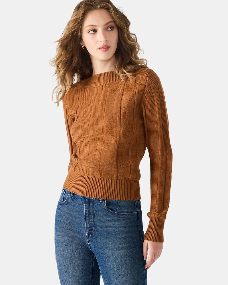SERRA SWEATER COGNAC