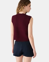 ALIYA SWEATER VEST WINE