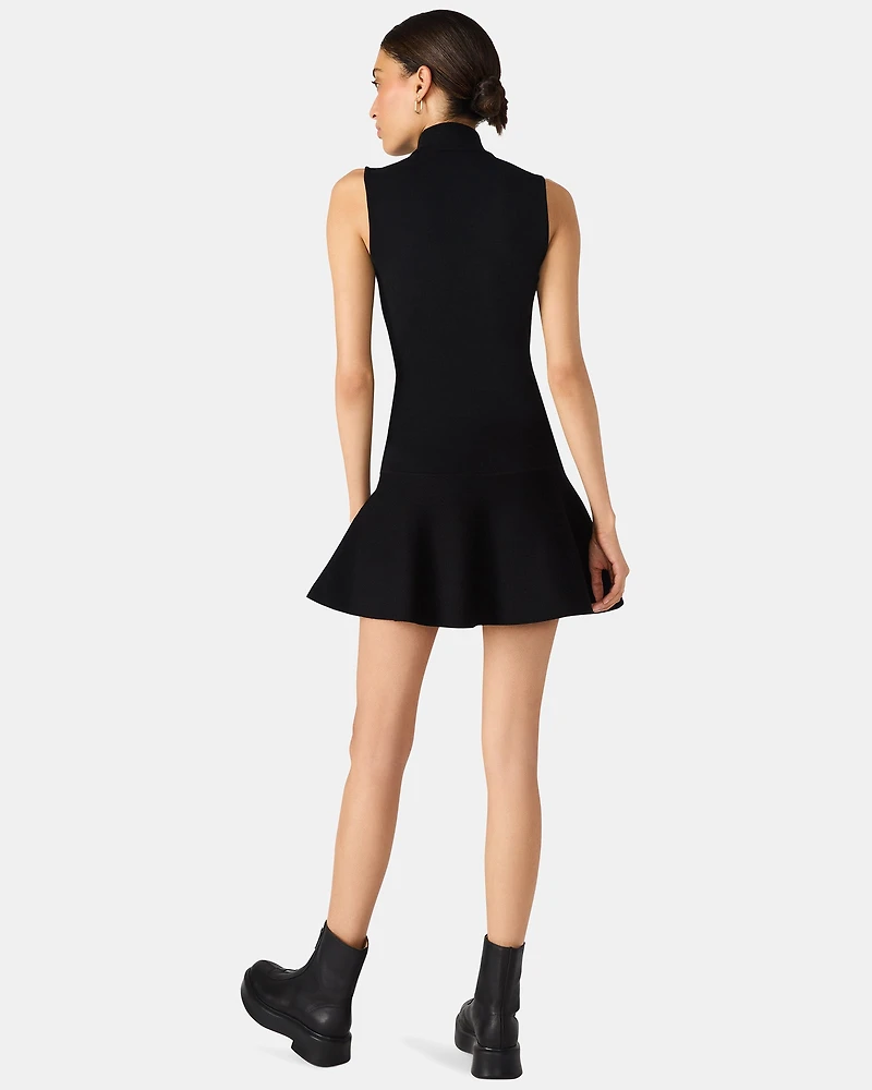 BRESLIN SWEATER DRESS BLACK