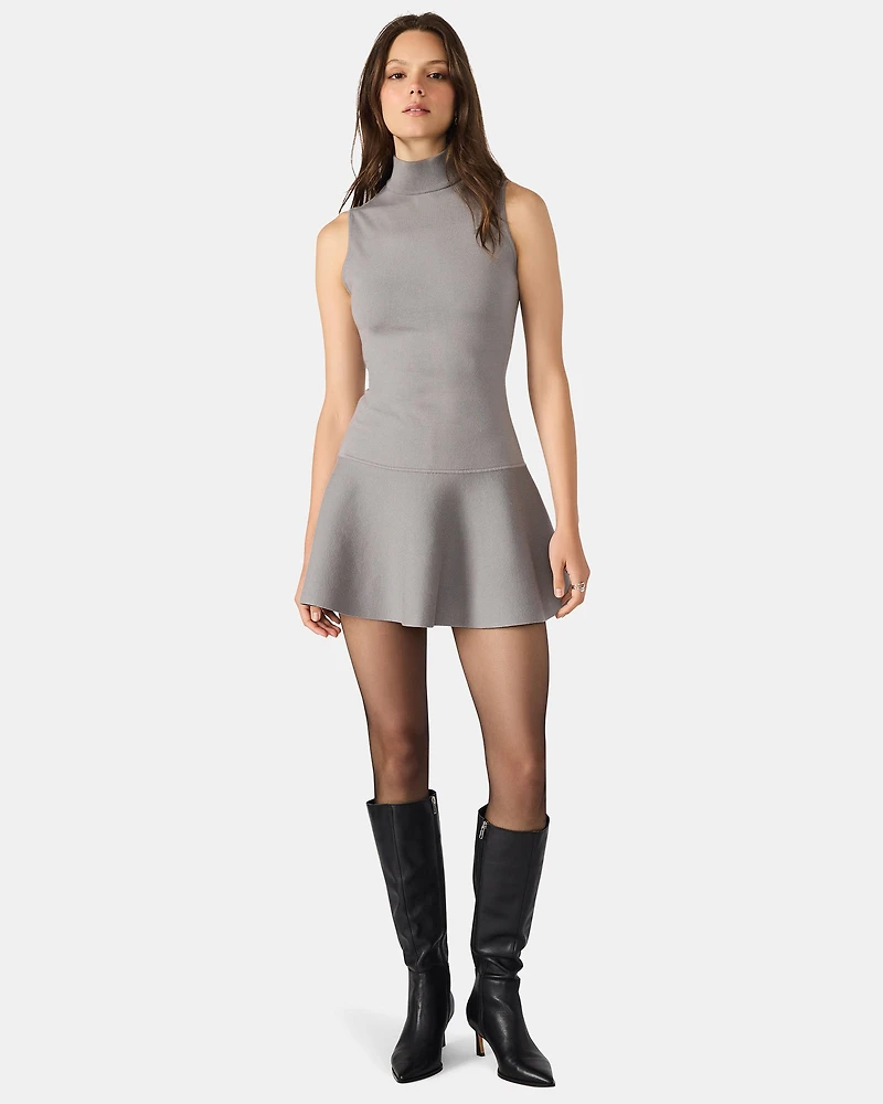 BRESLIN SWEATER DRESS GREY