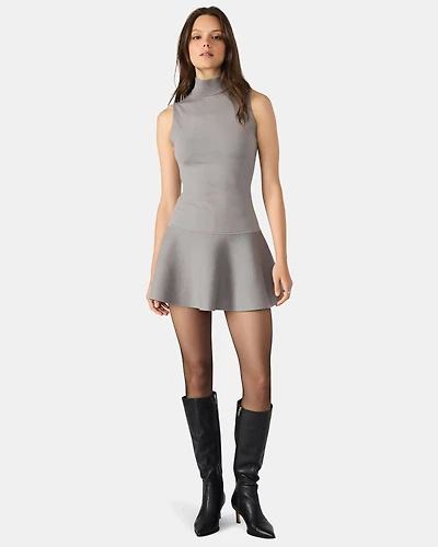 BRESLIN SWEATER DRESS GREY