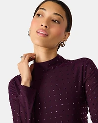 KRISTA MIDI DRESS PURPLE