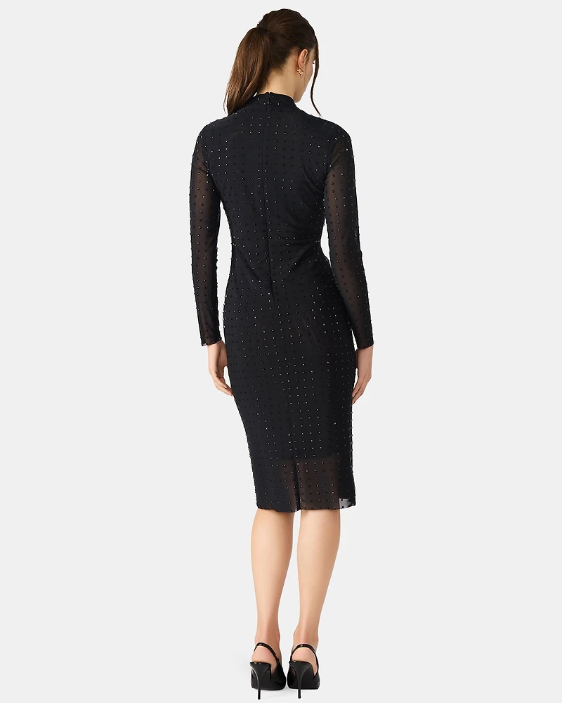 KRISTA MIDI DRESS BLACK