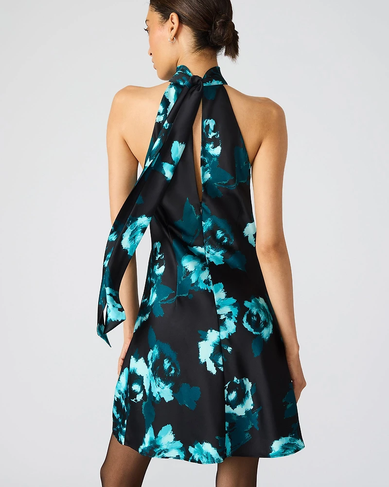 LARA MINI DRESS TEAL