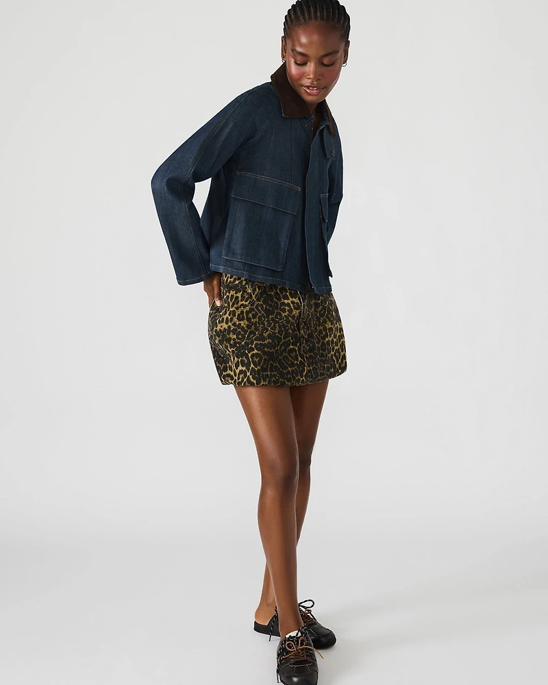 SIMONA SKIRT CHEETAH