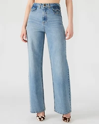 GERALDINE JEAN LIGHT BLUE DENIM