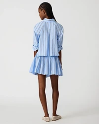 TESS BLUE RHINESTONES TOP