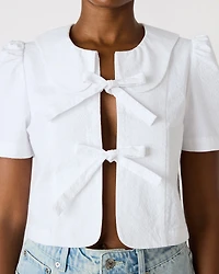 BARRETTE TOP WHITE
