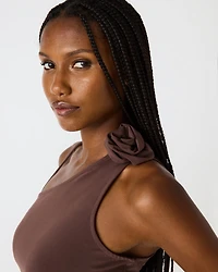 HADLEIGH KNIT TOP BROWN