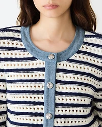 CASETTE CARDIGAN WHITE