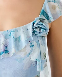 SORELLIA DRESS BLUE MULTI