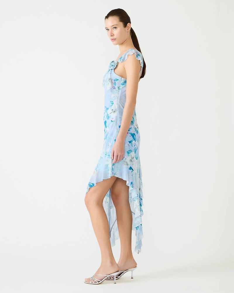 SORELLIA DRESS BLUE MULTI