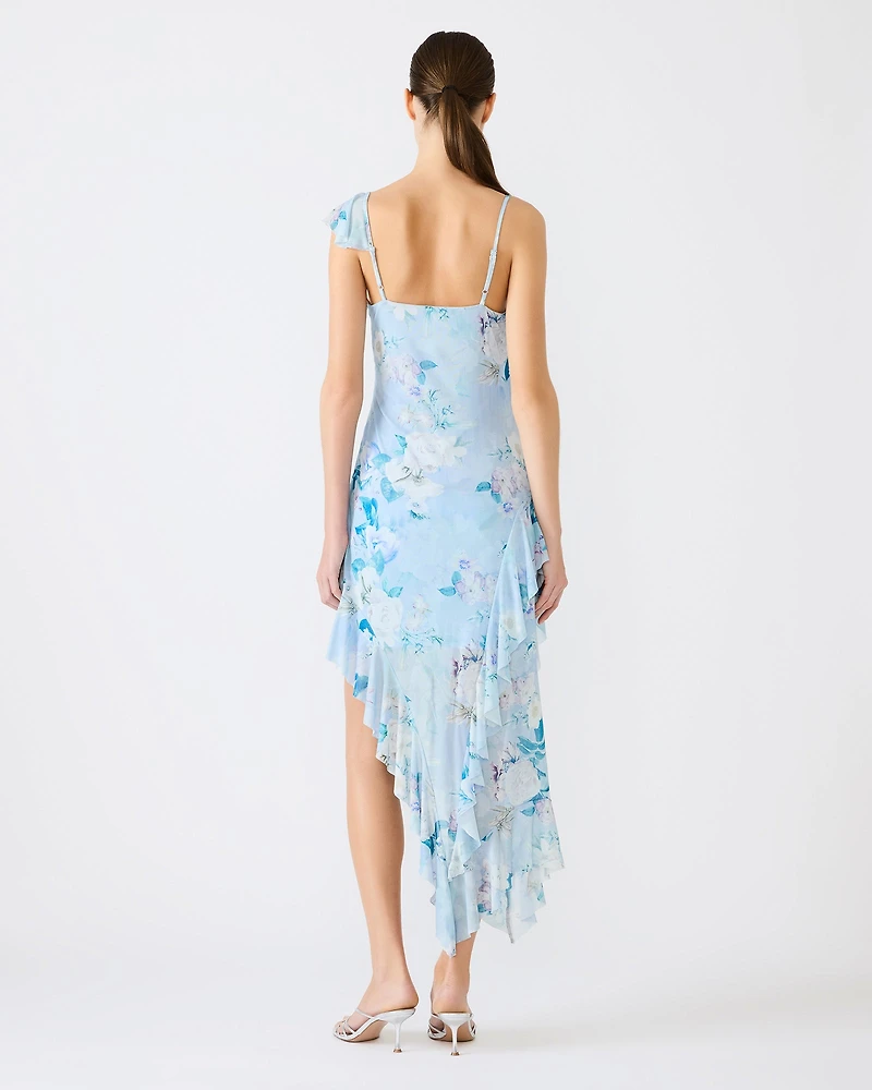 SORELLIA DRESS BLUE MULTI