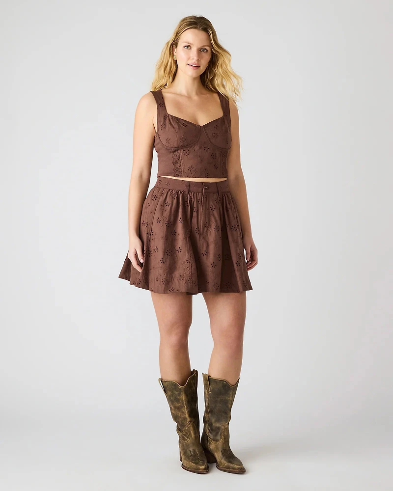 VANNY SKIRT BROWN