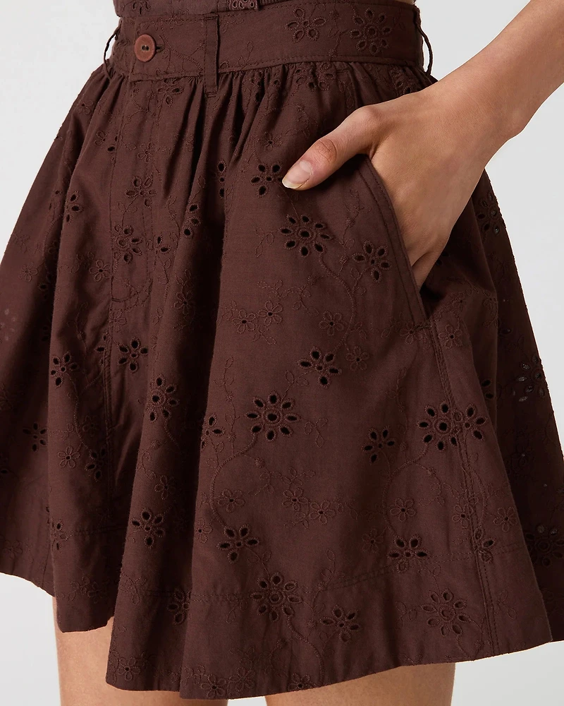 VANNY SKIRT BROWN
