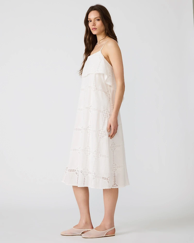 FLAVIA DRESS WHITE