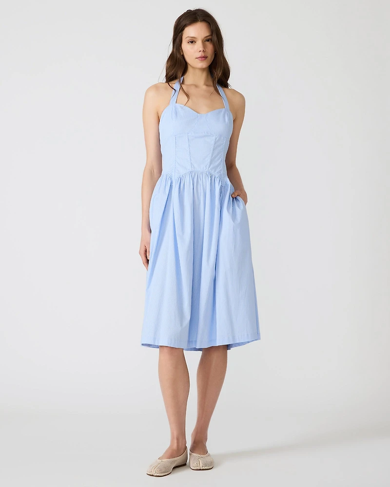 LEIGH-ANNE DRESS BLUE MULTI