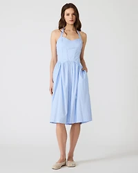 LEIGH-ANNE DRESS BLUE MULTI