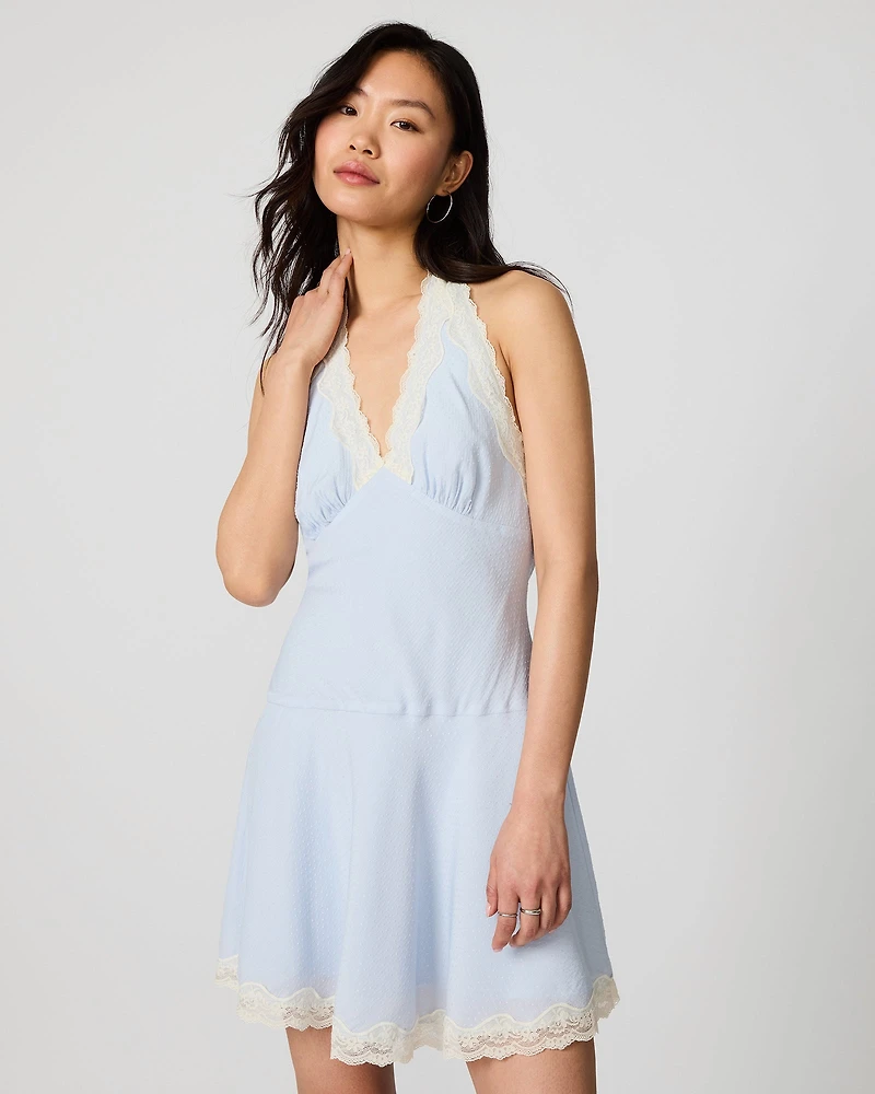 LIZA DRESS BLUE