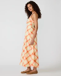 TANIA DRESS ORANGE MULTI