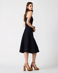 AURORA MIDI DRESS INDIGO DENIM