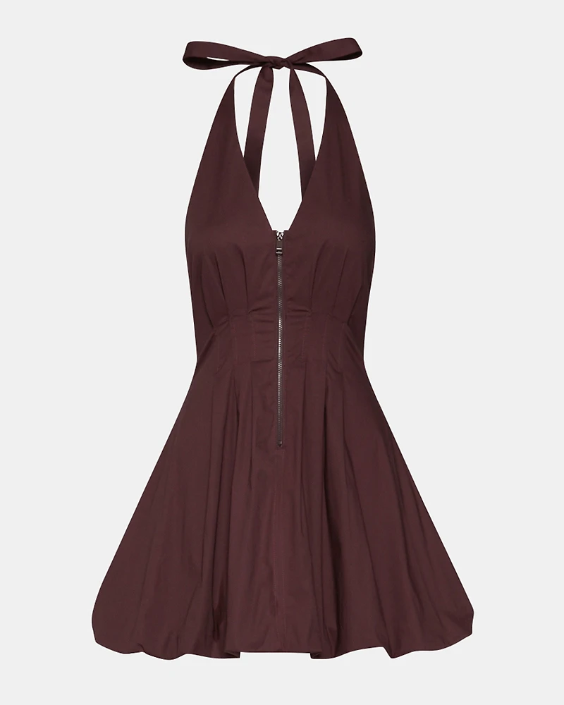 DIANNA DRESS BROWN