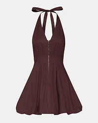 DIANNA DRESS BROWN
