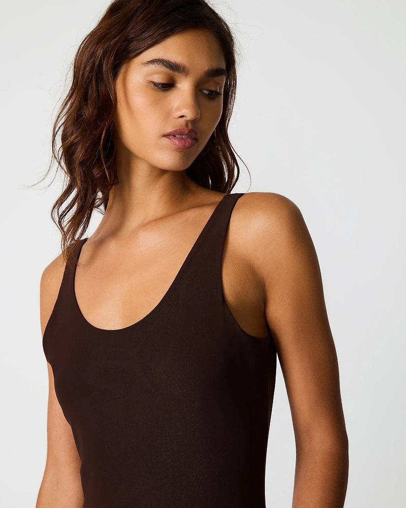 SHARLENE DRESS BROWN