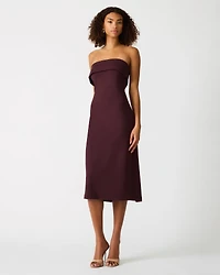 ROSLYNN DRESS BROWN
