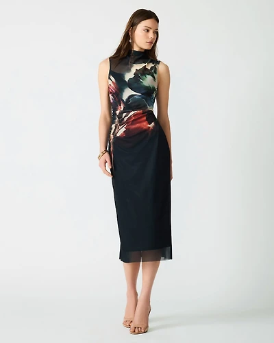 MO DRESS BLACK MULTI