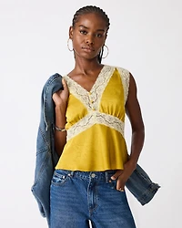 ELINOR TOP MUSTARD