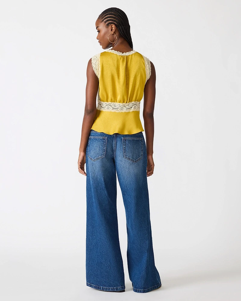 ELINOR TOP MUSTARD