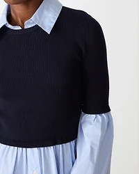 LENNY KNIT TOP MIDNIGHT