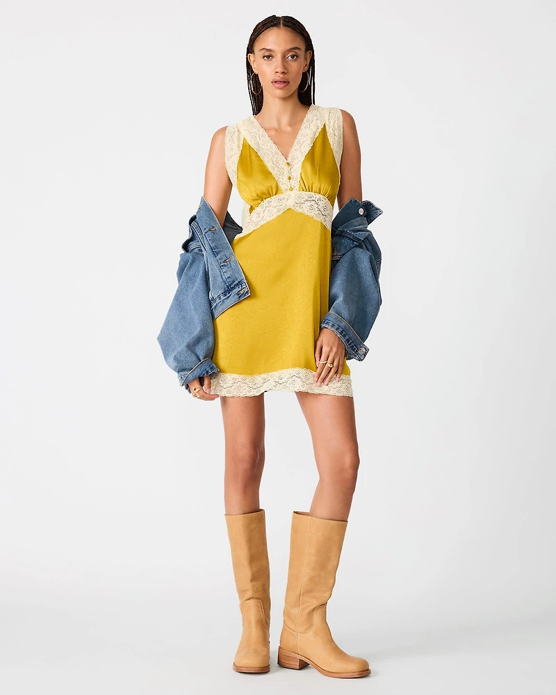 SAVANNA DRESS MUSTARD