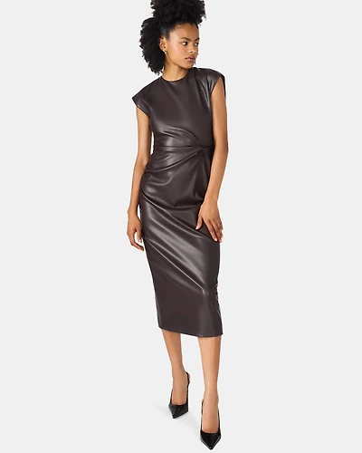 CHIARA DRESS BROWN