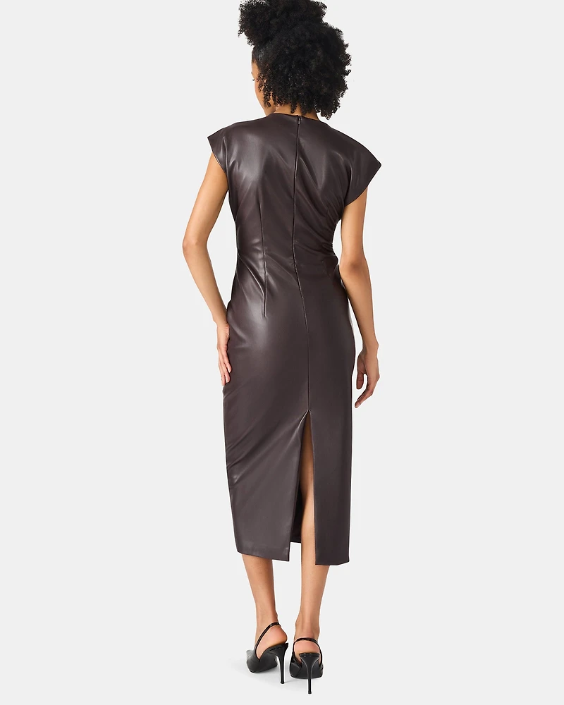 CHIARA DRESS BROWN