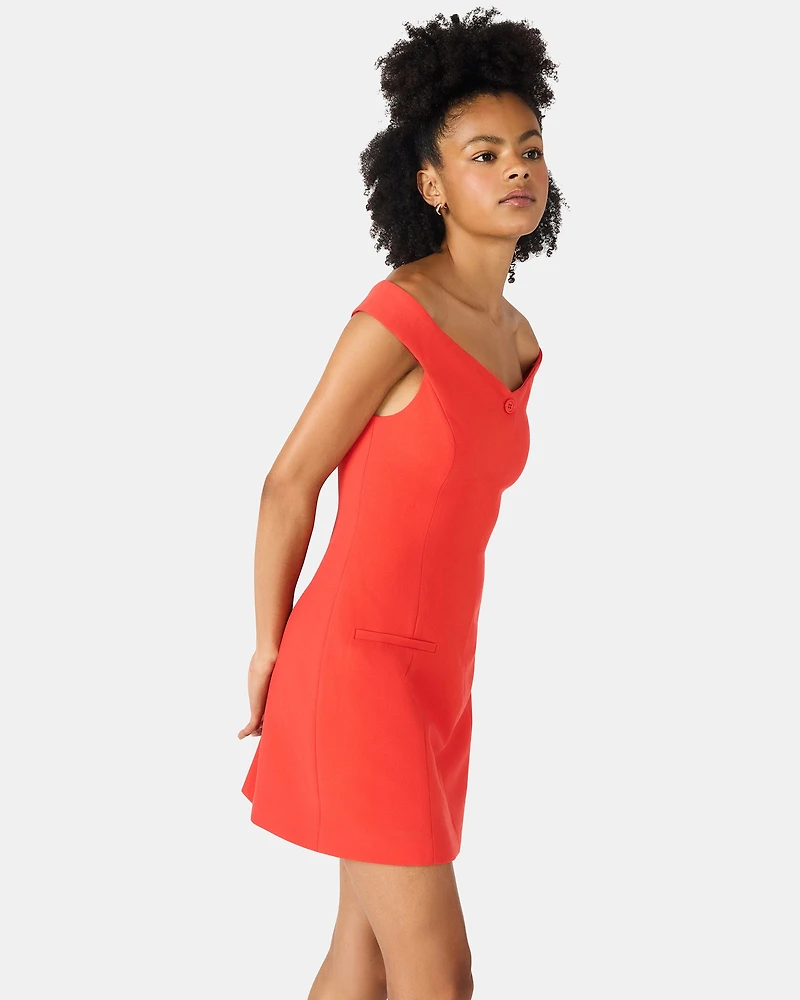 YANA DRESS RED