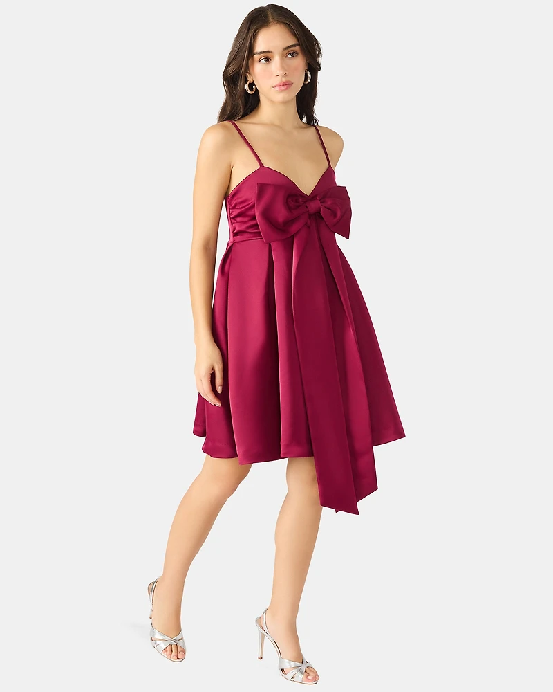 LIYANA DRESS CRANBERRY