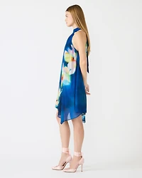 SANDER DRESS BLUE MULTI