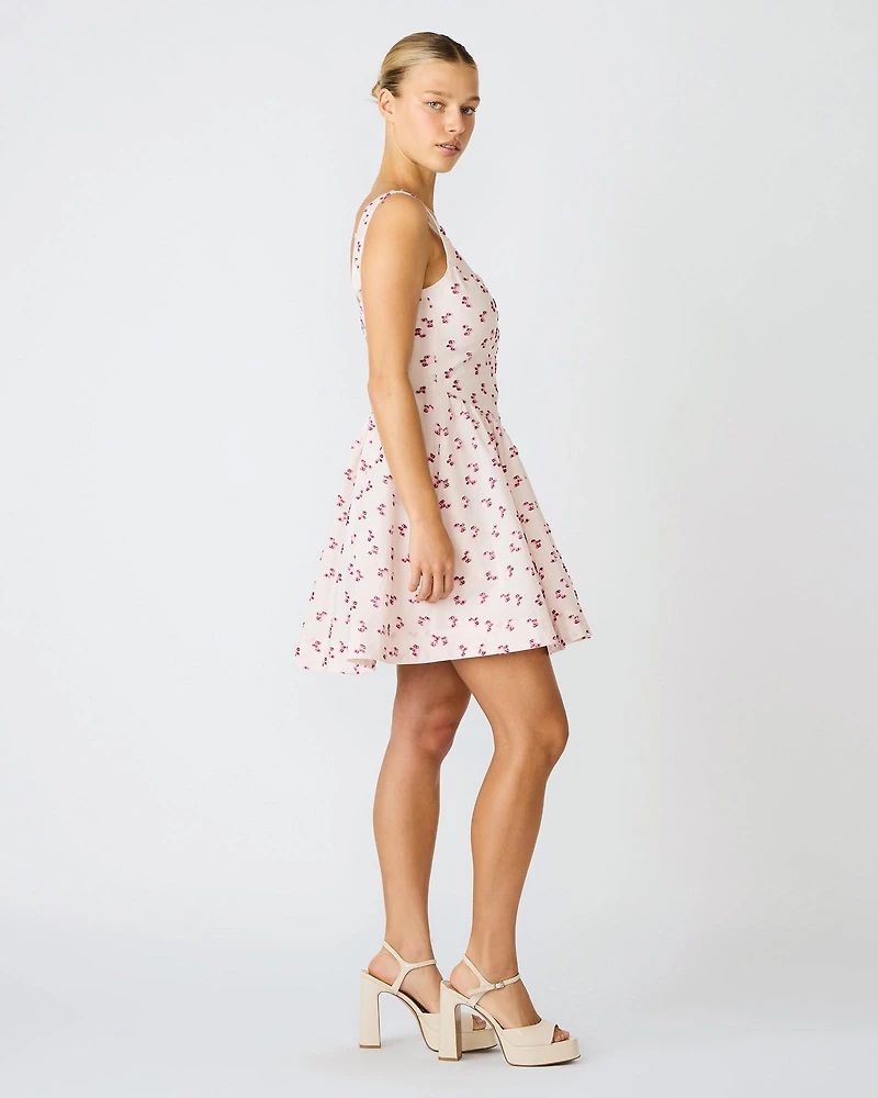 LEIA DRESS PINK MULTI